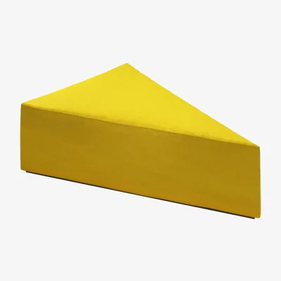 Sofa.com Astaire Upholstered Coffee Table in Canary Cotton Matt Velvet - sofa.com