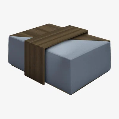 Sofa.com Astaire Modular Coffee Table Set Footstool in Loch Brushed Linen Cotton - sofa.com