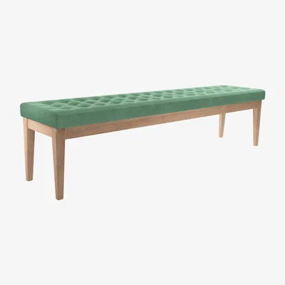 Sofa.com Buttons Bench in Celadon Easy Cotton