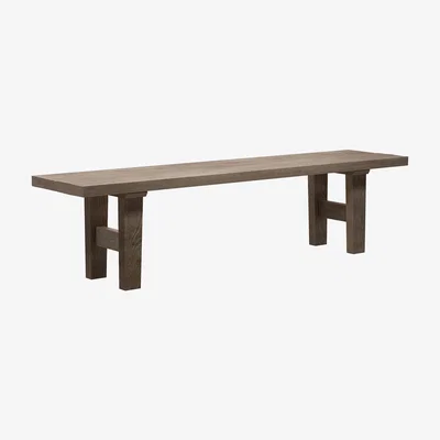Sofa.com Kingsley Bench in Black Finish Oak - sofa.com