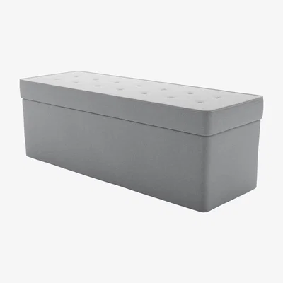 Sofa.com Buttons Storage Bench in Pumice House Plain Weave - sofa.com