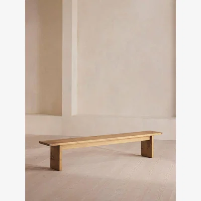 Soho Home Calne Bench, Golden Oak, 300cm, UK