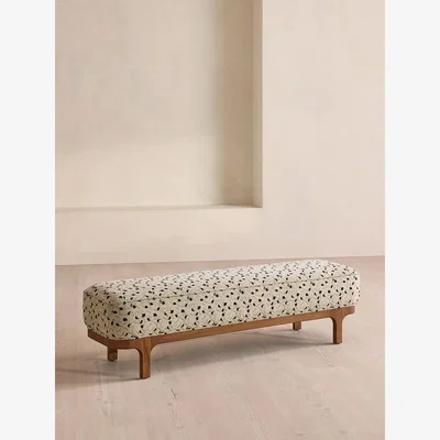 Soho Home Belsa Bench, Olia Jacquard, UK