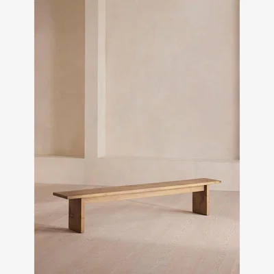 Soho Home Calne Bench, Light Oak, 240 cm, UK