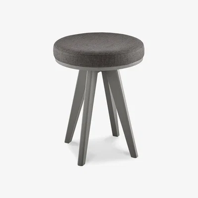 Teddy Beau Bentley Brunel Cold Steel Dark Grey Stool