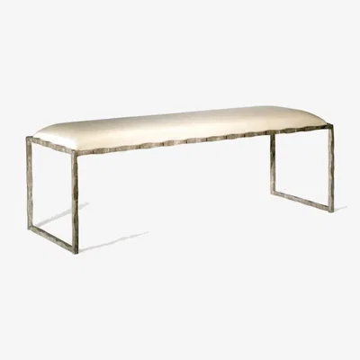 Tobias Oliver Porta Romana | Giacometti Bench | Burnt Silver