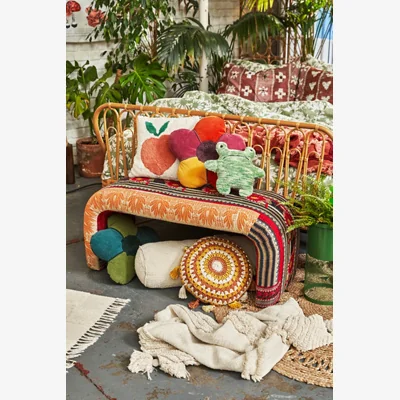Urban Outfitters Urban Renewal One-Of-A-Kind Kantha Juliette Bench - Assorted ALL at Urban Outfitters
