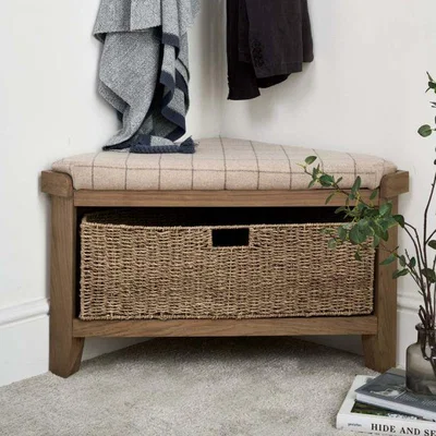 Woods Furniture Hudson Corner Hall Bench