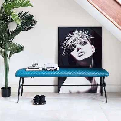 Woods Furniture Ripley Flat Bench - Teal