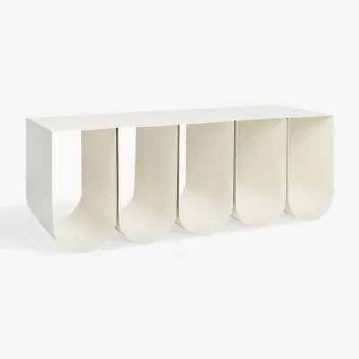 Westwing Metal Bench Curved