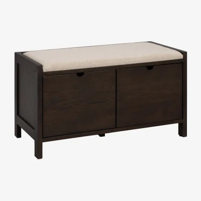 Westwing Upholstered Wooden Storage Bench Hillmond