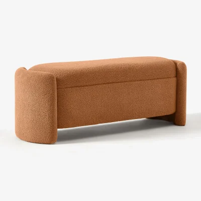 Westwing Teddy Upholstered Bench Benji with Storage Space