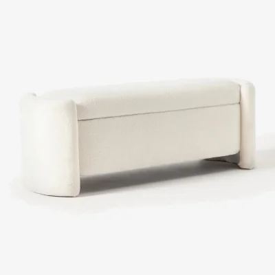 Westwing Teddy Upholstered Bench Benji with Storage Space