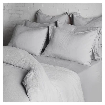 The Conran Shop Linen Duvet Cover King Size Blue Grey