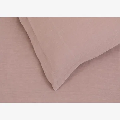 Heal's Heal's Washed Linen Dusky Pink Duvet Cover King