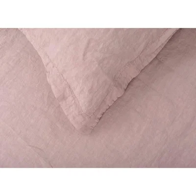 Heal's Heal's Washed Linen Dusky Pink Duvet Cover King - Heal's UK Bedroom Furniture