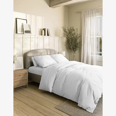 Marks & Spencer M&S Pure Cotton 180 Thread Count Duvet Cover - 5FT - Cream, Cream,Ochre,Sage,Chambray,White,Blush