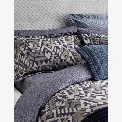 Marks & Spencer Bedeck Of Belfast Cotton Percale Mazana Duvet Cover - 5FT - Midnight, Midnight