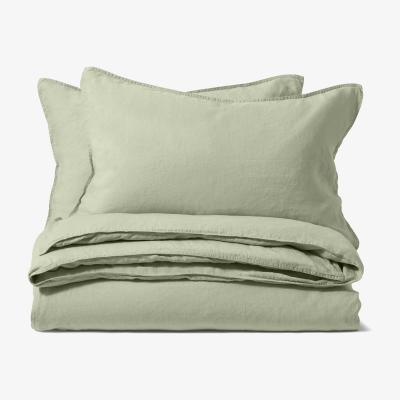 Made.com Brisa 100% Linen Duvet Cover, King Size, Sage Green