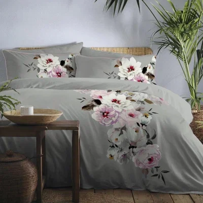 Downtown Appletree Valentina Duvet Cover Set - King, Cotton, Floral