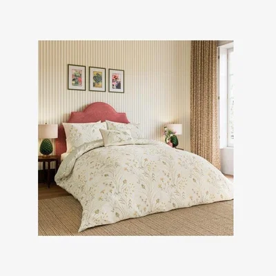 Downtown Sanderson Options Summer Harvest Ochre Duvet Cover Set - King, Cotton
