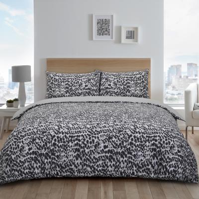 The Range Masai Animal Print Duvet Cover and Pillowcase Set - Grey / King