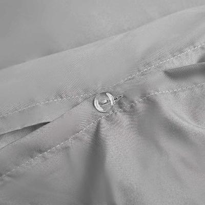 The Range Brentfords Pinsonic Geo Band Duvet Cover Bedding Set - Grey / King