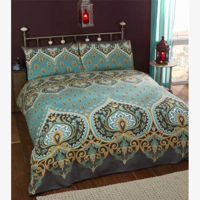 The Range Asha Zoro Emerald Duvet Cover Set - Green / King