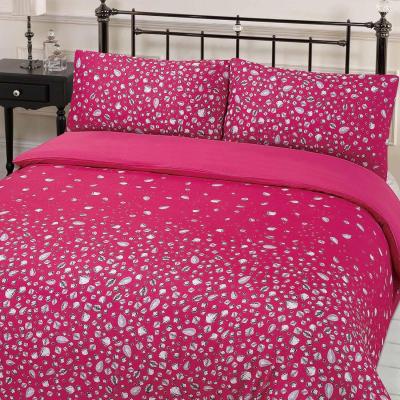 The Range Dreamscene Glitz Gem Print Duvet Cover Set - Pink / King