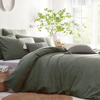 The Range Linen Look Duvet Cover Set - Eucalyptus / King