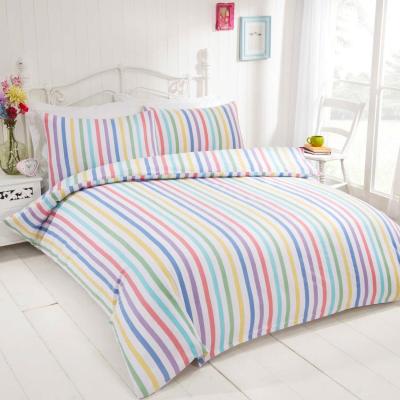 The Range Candy Stripe Duvet Cover Set - Multi / King