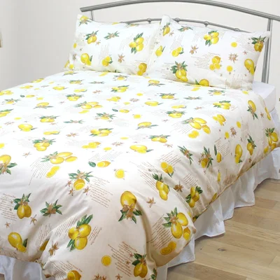 The Range Lemons Duvet Cover Set Floral Lemonade - Multi / King