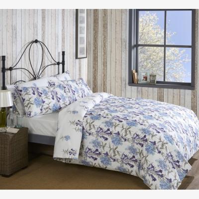 The Range Vantona Darcy Floral Design Duvet Cover Set - Blue / King