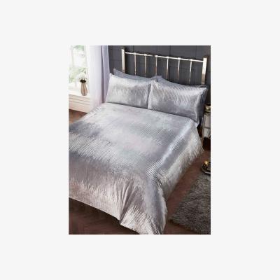 The Range Tiffany Duvet Cover Set - AG1260 - Silver / King