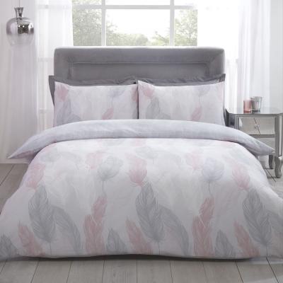 The Range Feather Duvet Cover and Pillowcase Set - Blush / King