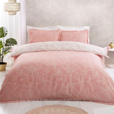 The Range Bali Fringed Duvet and Pillowcase Set - King size