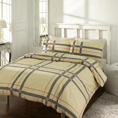 The Range Sicily Duvet Cover and Pillowcase Set - Cream / King