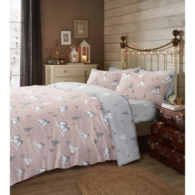 The Range Fluffy Penguin Duvet Cover and Pillowcase Set - King