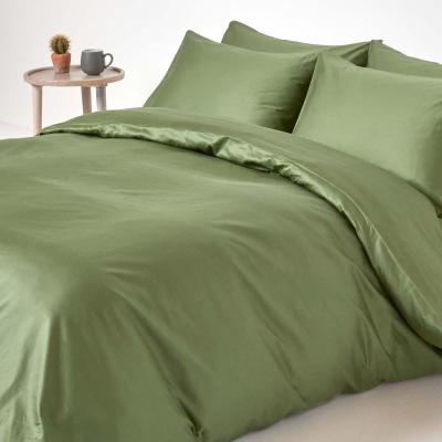 The Range Organic Egyptian Cotton Duvet Cover Set - Moss Green / King