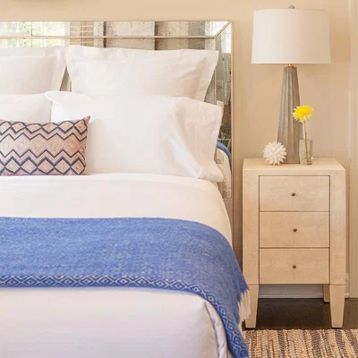 Amara Made Goods - Mia Headboard - Mirrored/Palladian Oak - King