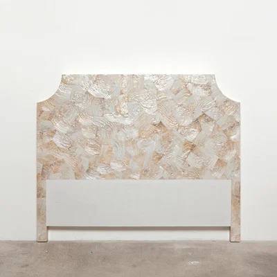 Amara Made Goods - Gavin Headboard - Kabibe Shell - King