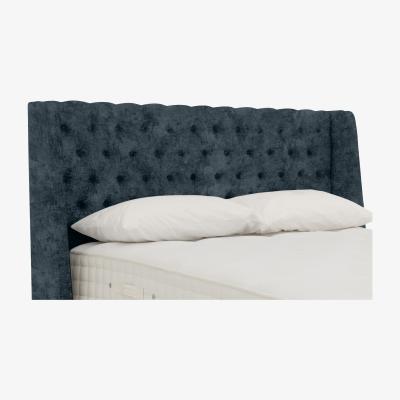 Furniture Village Hypnos - Bespoke Kingshill Floor Standing Headboard - Small Double - Daytona Ocean