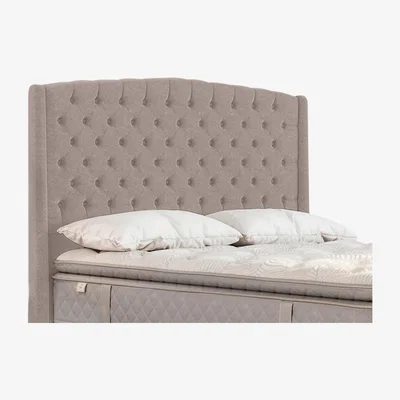 Furniture Village Sealy - Pavilion Floor Standing Headboard - King Size - Wool Latte