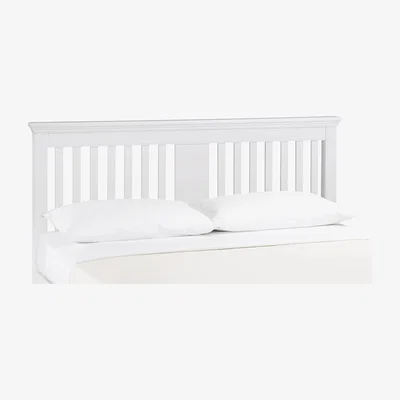 Furniture Village Furnitureland - Emily Wooden Floor Standing Headboard - King Size - White