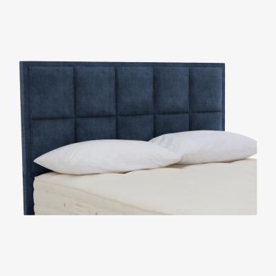Furniture Village Hypnos - Riley Floor Standing Headboard - King Size - Premium Royal Navy