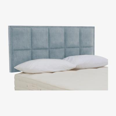 Furniture Village Hypnos - Riley Strutted Headboard - King Size - Premium Glacier Blue