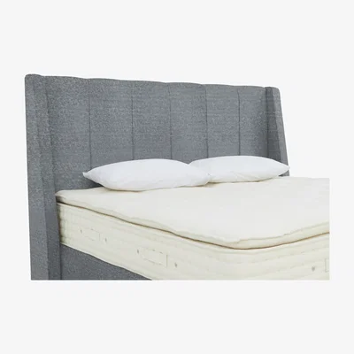 Furniture Village Hypnos - Longwick Floor Standing Headboard - King Size - Grey