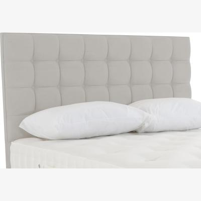 Furniture Village Hypnos - Halton Floor Standing Headboard - King Size - Maestro Oatmeal