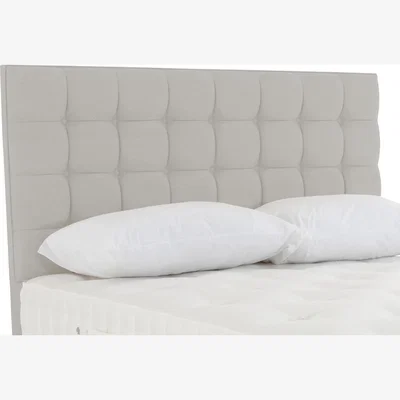 Furniture Village Hypnos - Halton Floor Standing Headboard - King Size - Maestro Oatmeal