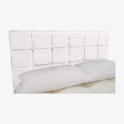 Furniture Village Hypnos - Bespoke Mia Floor Standing Headboard - King Size - Zenith Snow
